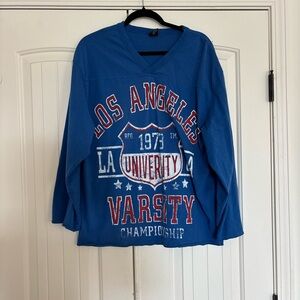 Urban Outfitters Blue Graphic Tee